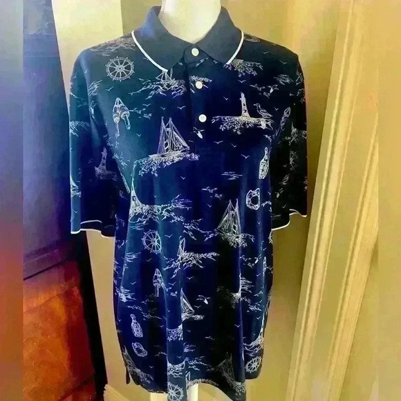 Lands End Men’s pullover 100% Supima Cotton Medium. 38/40.  Excellent condition - Picture 3 of 10